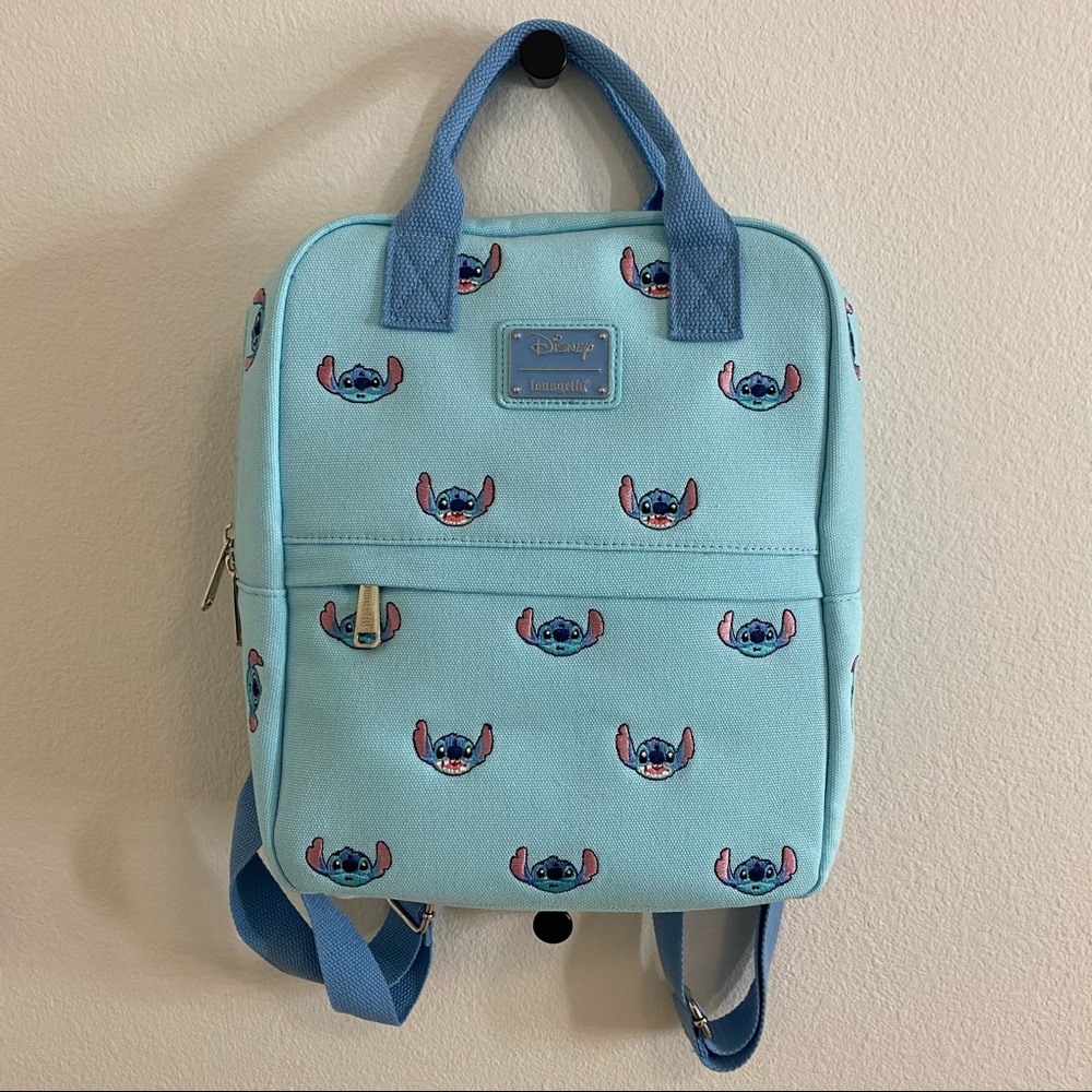 LOUNGEFLY Stitch Canvas Backpack